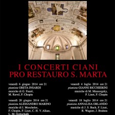 Manifesto stagione concertistica 2014